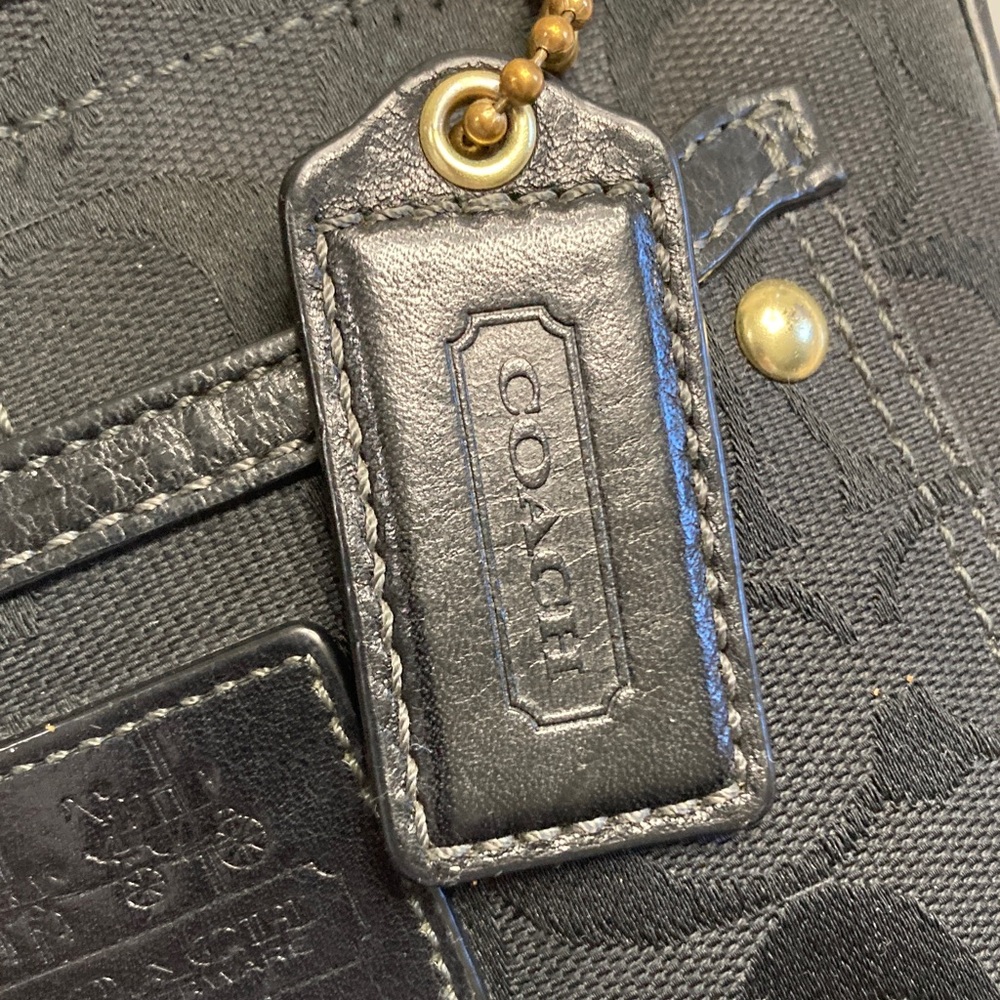 Coach Signature Black Crossbody Vintage Bag - Picture 7 of 7